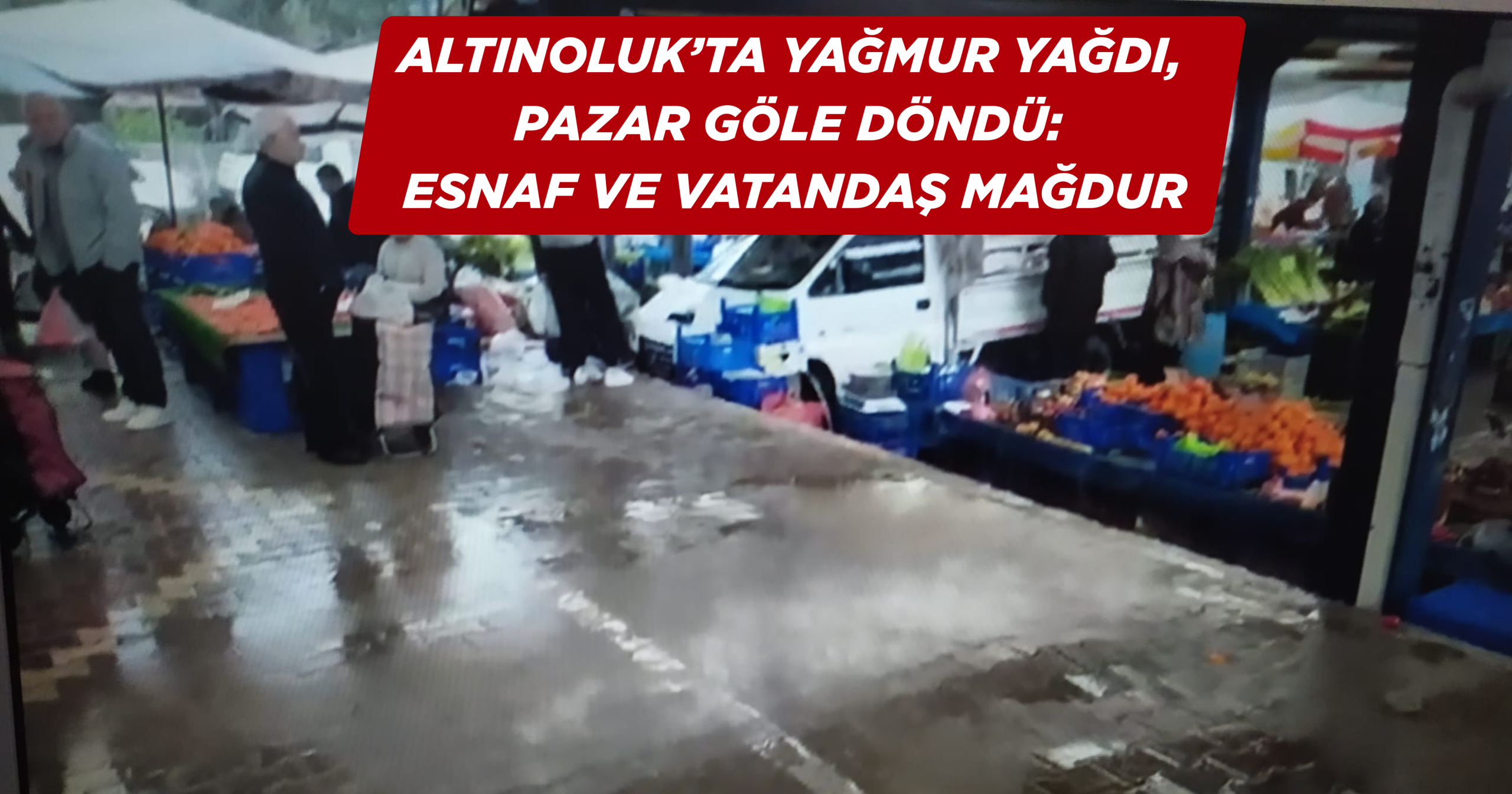 Geri geri gelen kamyonun altında jaldı